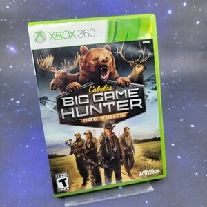 Cabela's Big Game Hunter Pro Hunts Xbox 360 Activision Hunting Game 2014